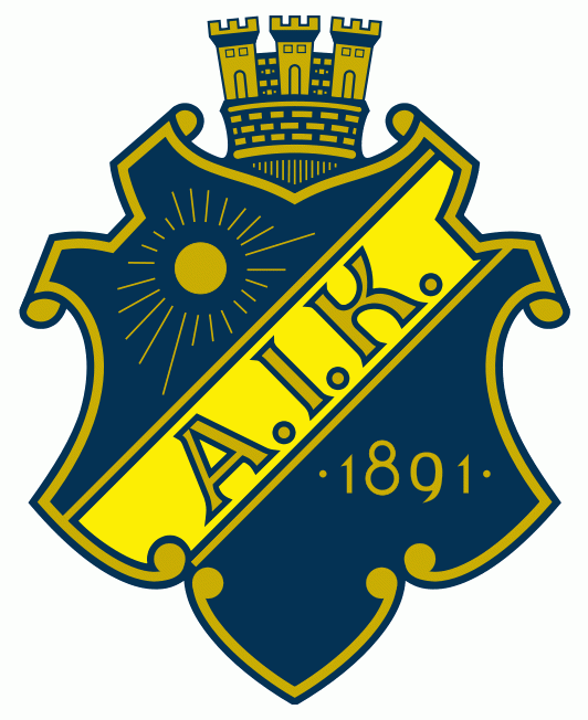 aik if 1975-pres primary logo iron on transfers for clothing